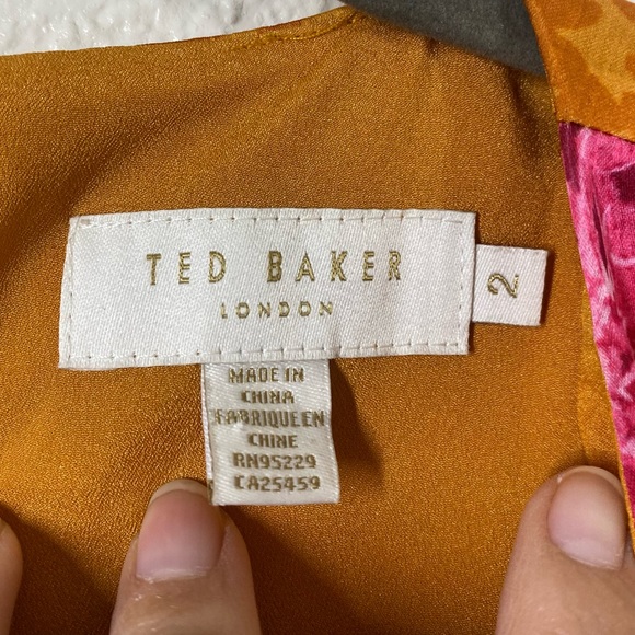 Ted Baker Bambia Floral Tiered Belted Maxi Dress - Picture 10 of 12